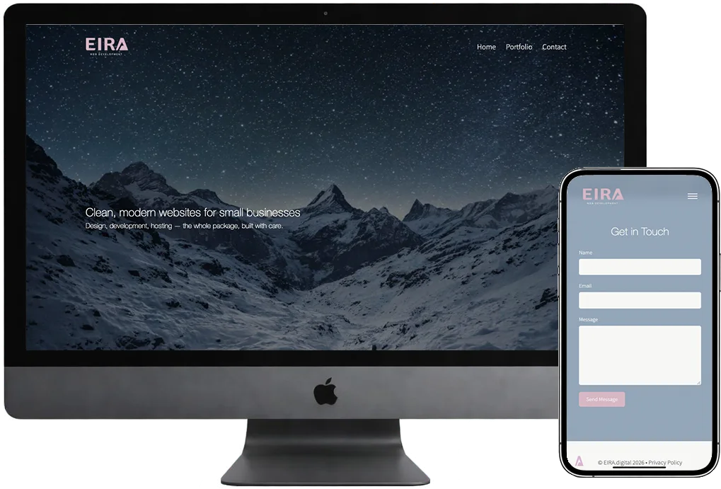 iMac mockup